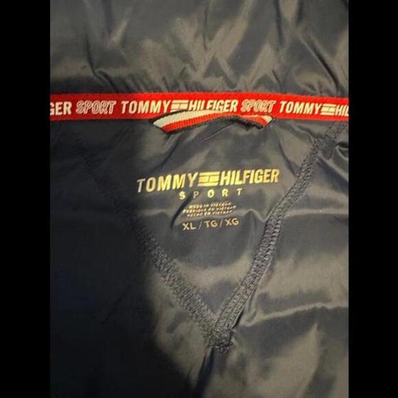 Tommy Hilfiger Sport Puffer Vest - Navy, Size XL - Picture 2 of 2